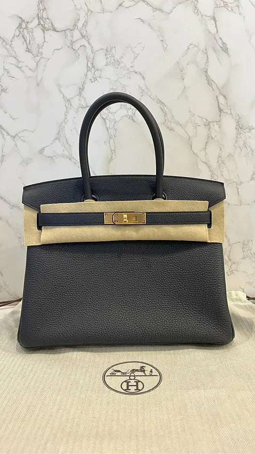 愛馬仕 Birkin 30 TC Bleu Nuit GHW