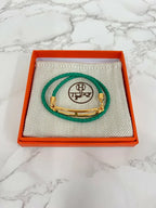 Hermes roulis 雙圈手鍊 Vert Jade GHW T1