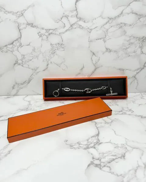 Hermes Farandole 手鍊 925 銀 LG 型號