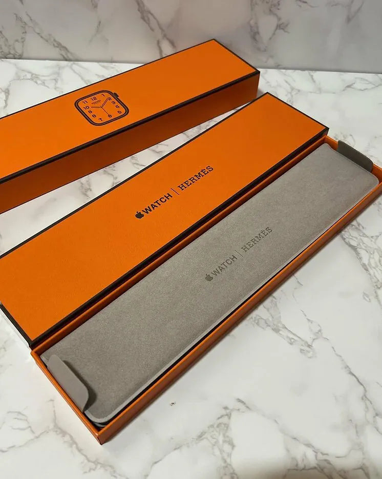 愛馬仕 Series 8 錶殼及錶帶，適用於 Apple Watch 愛馬仕單圈 41 毫米金色款