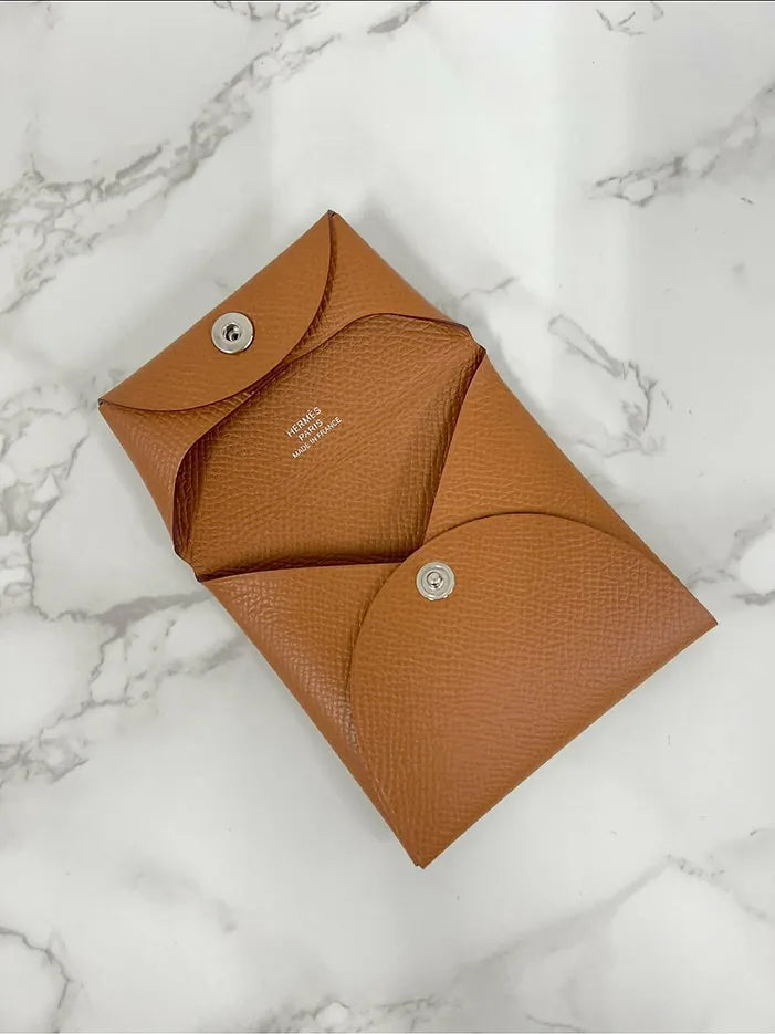 Hermes Porte-Monnaie Bastia 零錢包 金色