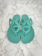 Hermes Sandales Egerie - Vert Embrun 尺寸 37