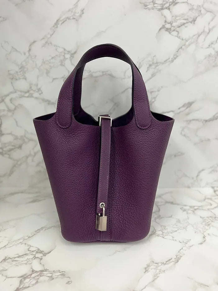 愛馬仕 Picotin Lock 18 包 TM Cassis N5 PHW