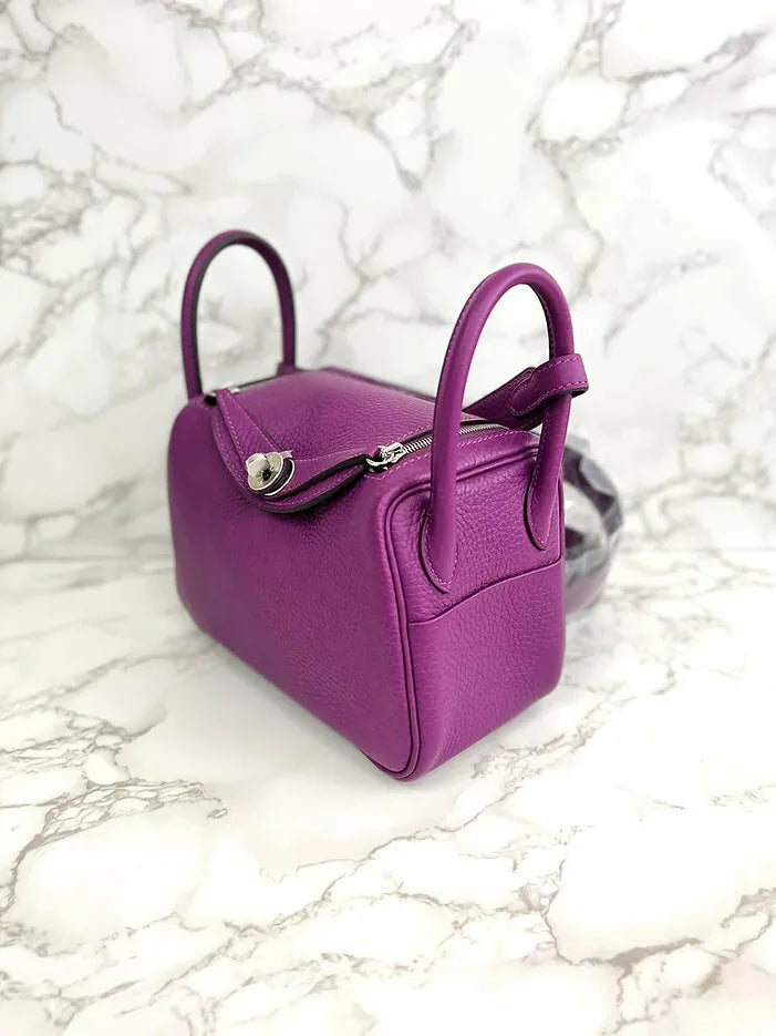 愛馬仕 Lindy 迷你包 Anemon PHW P9