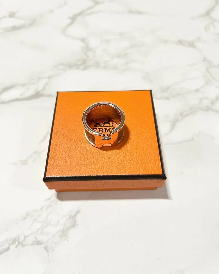 Hermes Olympe ring, Large model Gold RGHW 戒指 GM Model Size S