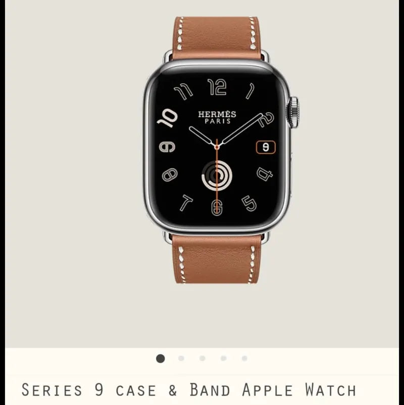 愛馬仕 Series 9 錶殼及錶帶，適用於 Apple Watch Hermès 單圈 41 毫米