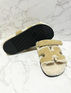 Hermes Sandales Chypre Femme 米色 Albatree 39