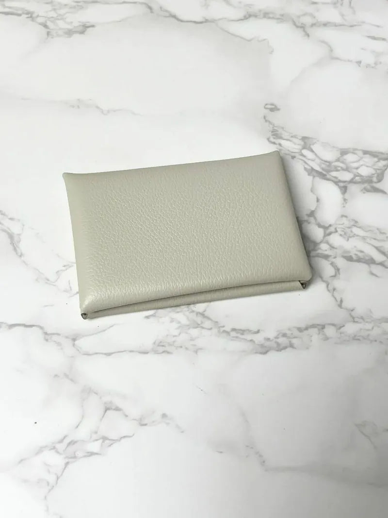 ❤️愛馬仕 Calvi 卡包 Evercolor Beton 8L