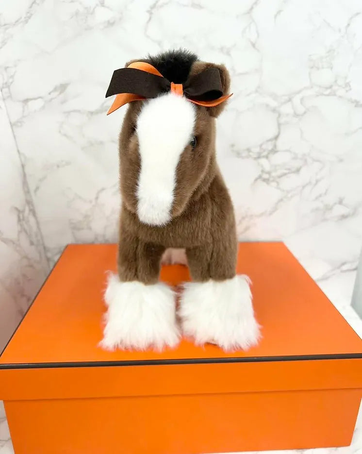 Hermes Hermy plush horse 28cm