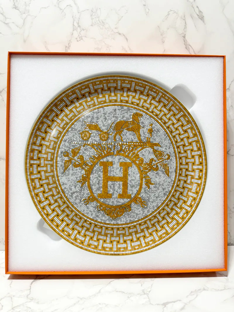 ❤️Hermes Mosaique au 24 金塔盤 32 厘米