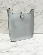 Hermes Mini Evelyn 16 TC 藍色 淺色 GHW