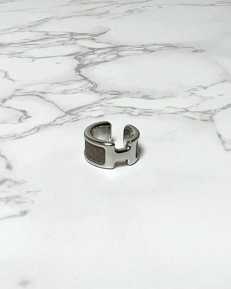 Hermes Bijou D'Oreille Olympe Etoupe PHW 耳環