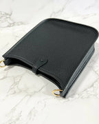 Hermes Mini Evelyne 16 TC Noir 黑色 GHW 89 U 郵票