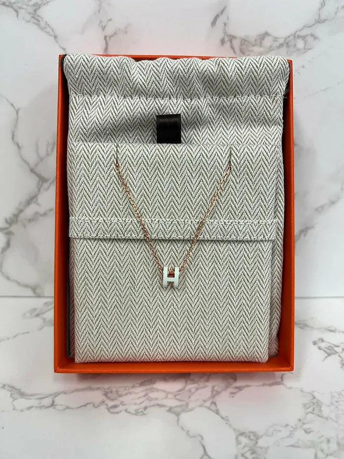 愛馬仕 Mini Pop H 吊墜 Vert Fizz RGHW