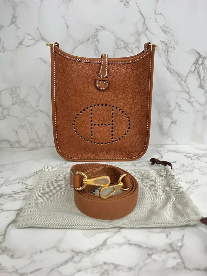 Hermes Evelyne 16 包 金 Barenia GHW