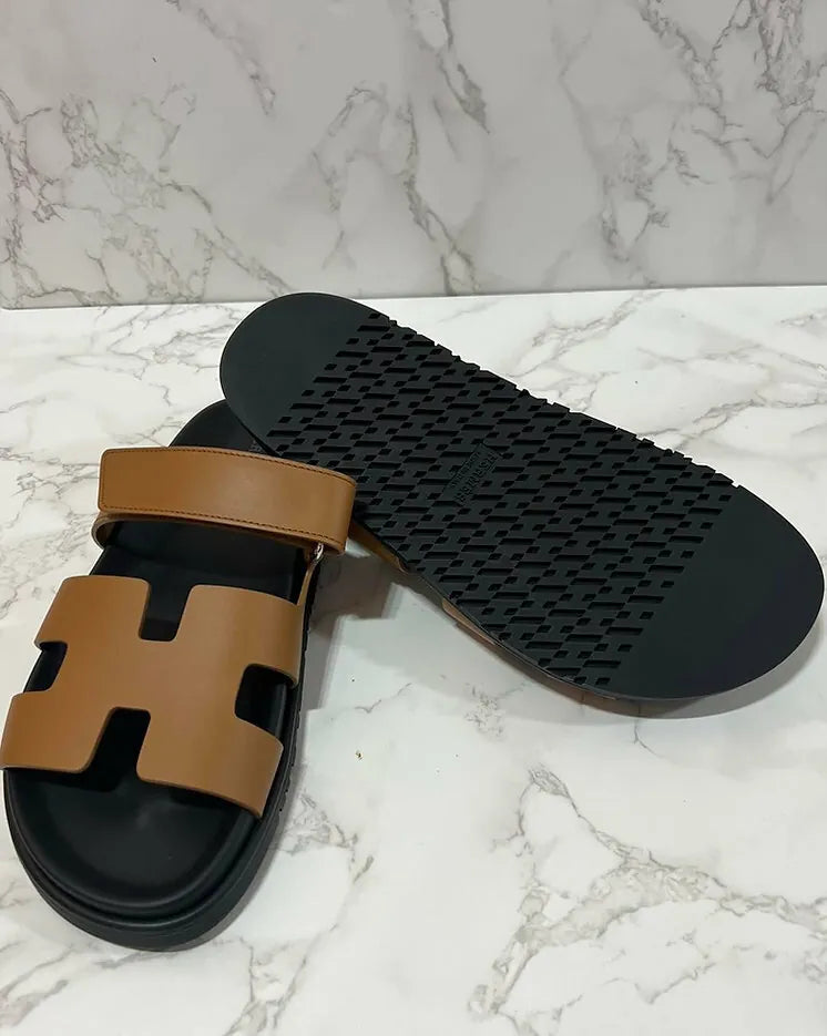 Hermes Sandales 西普自然色 38 號