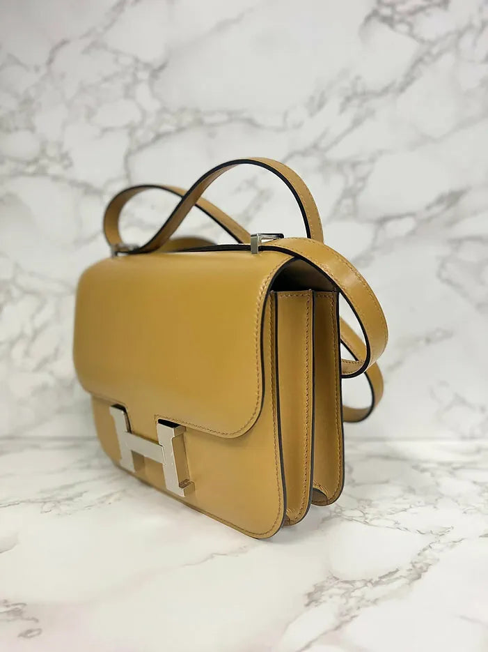 Hermes Mini Constance Poussiere Tadelakt PHW