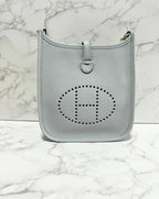 Hermes Mini Evelyn 16 TC 藍色 淺色 GHW