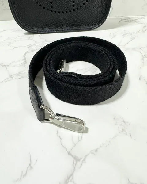 ❤️愛馬仕迷你Evelyne 16 TC Noir PHW B印章