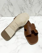Hermes Oran Sandal H Gold Size 38