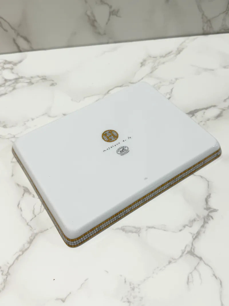 ❤️Hermes Mosaique au 24 金托盤，小號