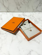 ❤️愛馬仕迷你 Pop H Marron Glace 玫瑰金吊墜項鍊 RGHW