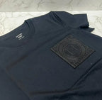 愛馬仕刺繡女士口袋T卹