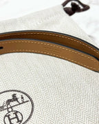 愛馬仕 Pop H 15 女士腰帶 金色 RGHW 70厘米