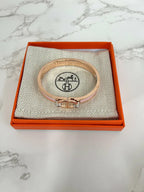 愛馬仕迷你 Clic Ch D'ancre 手鐲 RGHW PM 尺寸