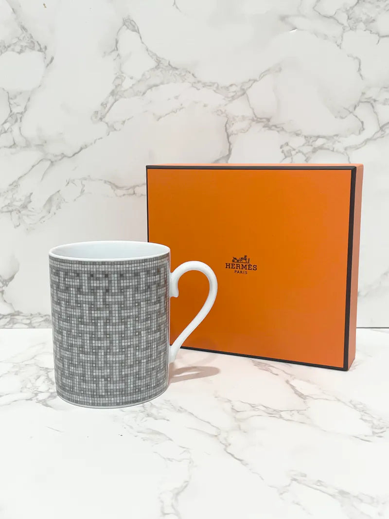 Hermes Mosaique AU 24 Platinum Mug 24k