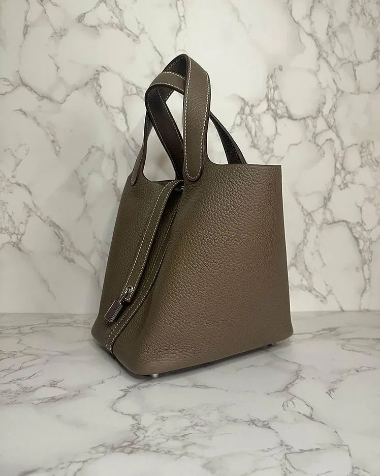 愛馬仕 Picotin 18 TC Etoupe 18 PHW