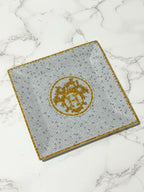 Hermes Mosaique au 24 gold square plate n°3