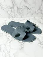 愛馬仕 Oran H Epsom 涼鞋，39 碼