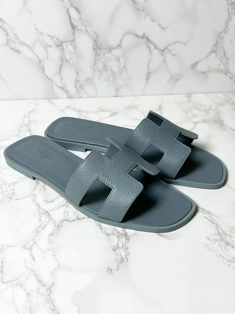 愛馬仕 Oran H Epsom 涼鞋，39 碼