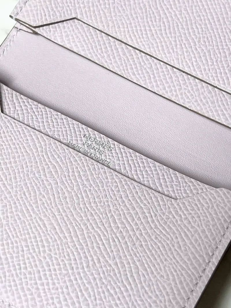 ❤️愛馬仕 Bearn 卡包皮夾 Epsom Mauve Pale PHW