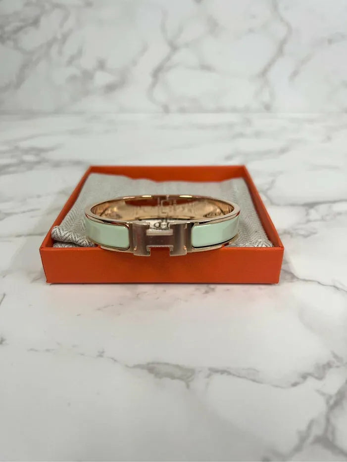 愛馬仕 Clic H 手鐲 Vert Fizz RGHW PM 2️⃣ 號