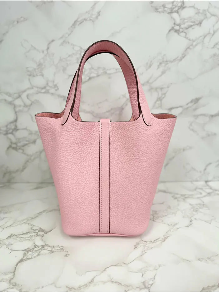 愛馬仕 Picotin Lock 18 包 TC 3Q 櫻花 PHW