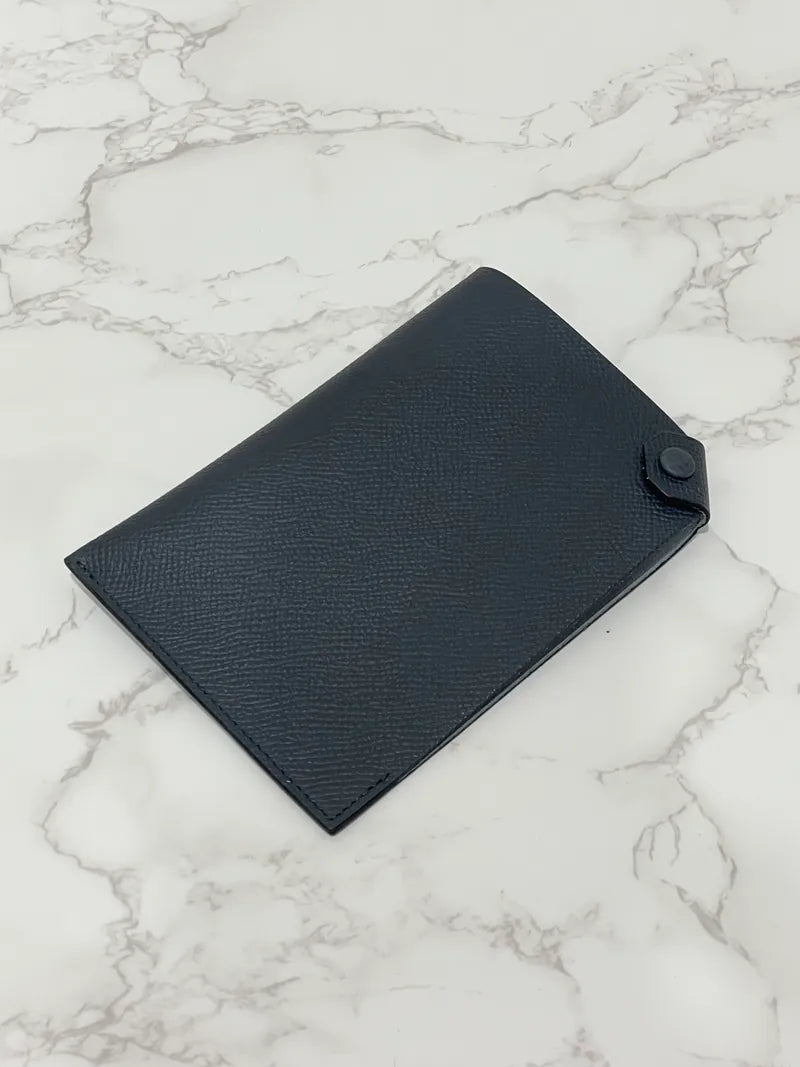 ❤️Hermes Porte-Passeport Tarmac Epsom Gris Misty 護照夾
