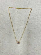 Hermes Mini Pop H 吊墜項鍊 Marron Glace GHW