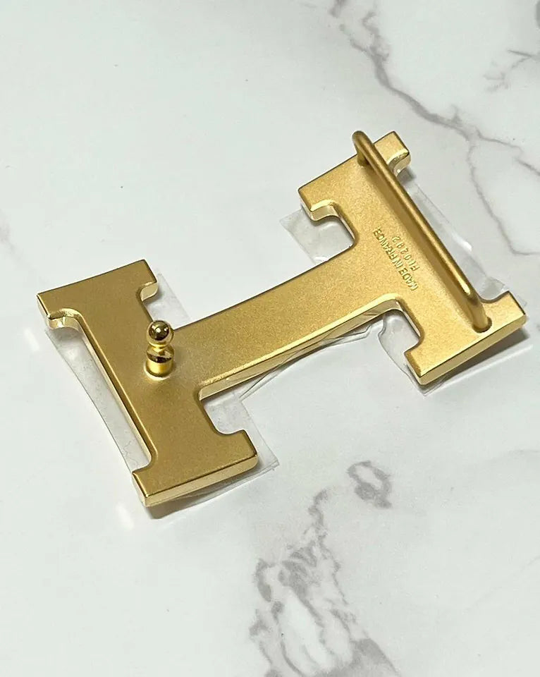 愛馬仕 32MM H 男士皮帶，雙面皮革錶帶，32毫米寬，95公分長