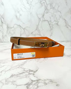 Hermes Kelly 18 Belt Gold GHW