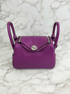 愛馬仕 Lindy 迷你包 Anemon PHW P9