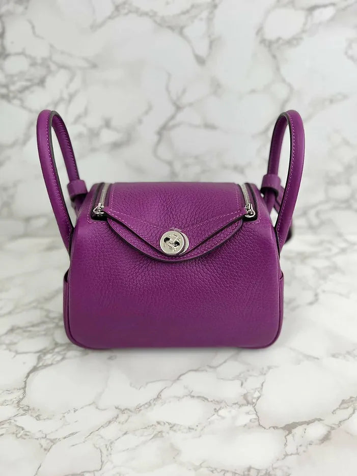 愛馬仕 Lindy 迷你包 Anemon PHW P9