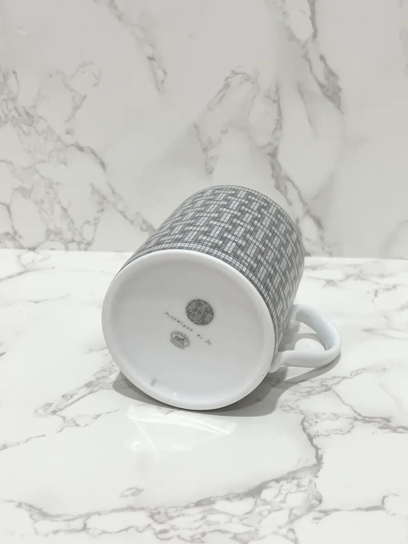 Hermes Mosaique AU 24 Platinum Mug 24k