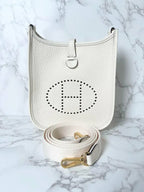 愛馬仕 Mini Evelyne 16 TC Nata GHW U 郵票