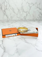 ❤️愛馬仕 Clic H 手鐲，貂皮色，金色五金，PM 碼