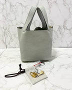 愛馬仕 Picotin Lock 18 TC Gris Neve 0W GHW U 郵票