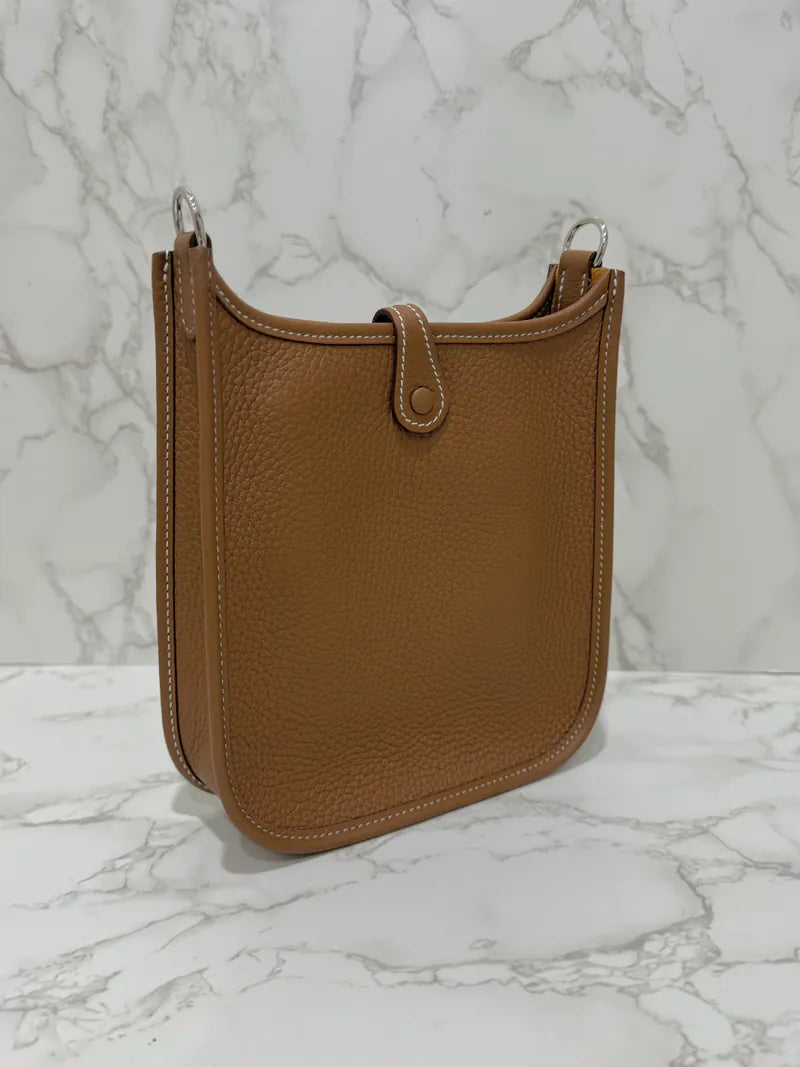 Hermes H Mini Evelyne TC Gold PHW U Stamp