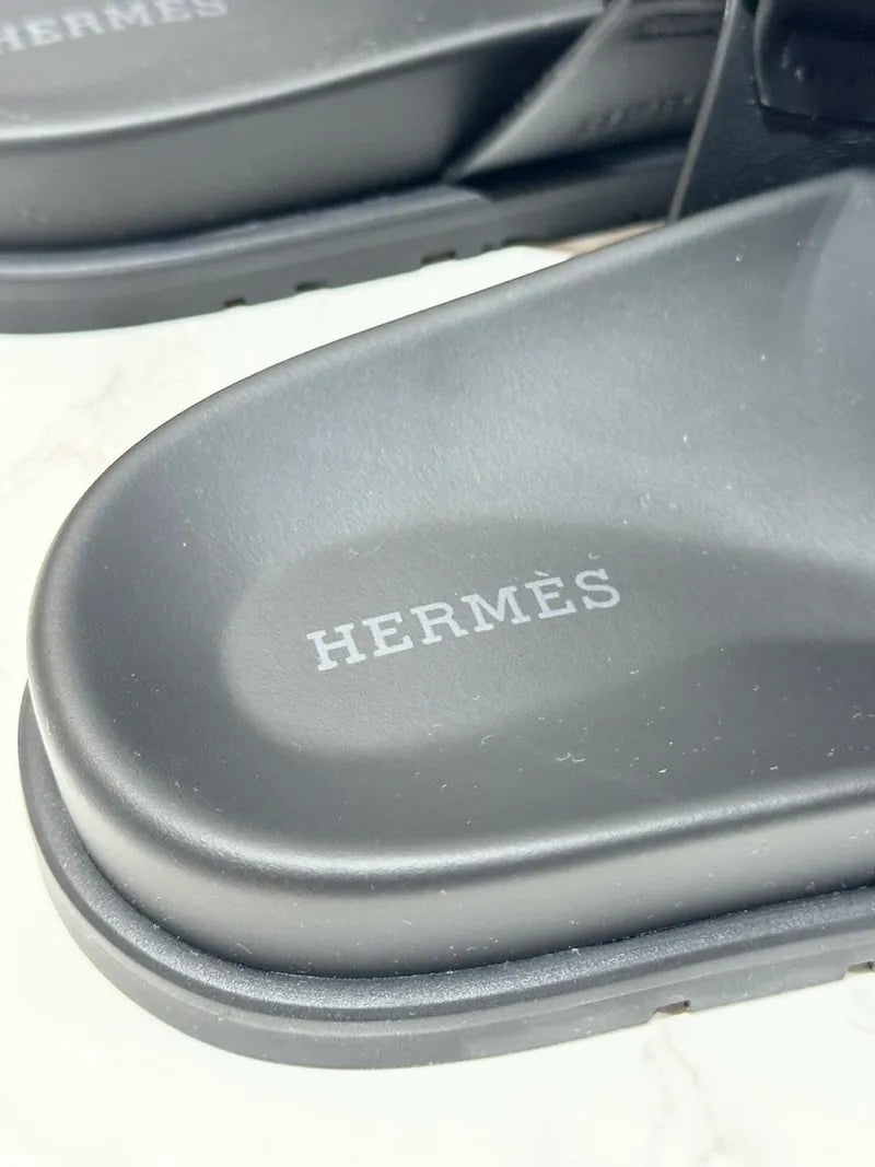 愛馬仕 Sandales 男士西普黑 41