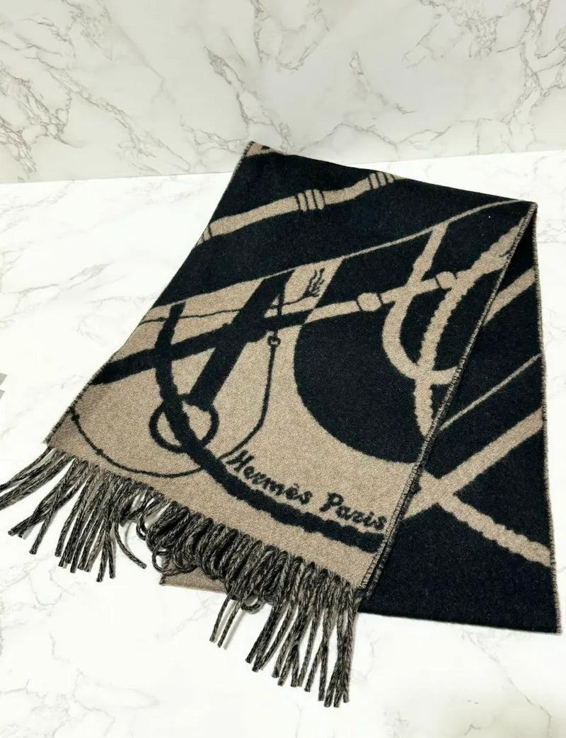 Hermes  H Clic-Clac muffler Cashmere 頸巾